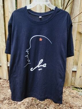 NWOT Unisex XL Black Graphic Tshirt -  Che Guevara - 100% Cotton